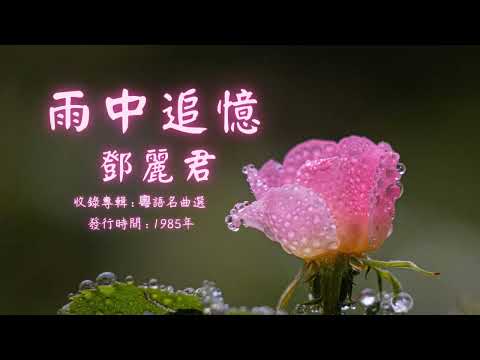 【華語好歌曲】鄧麗君《雨中追憶》1980年代經典歌曲