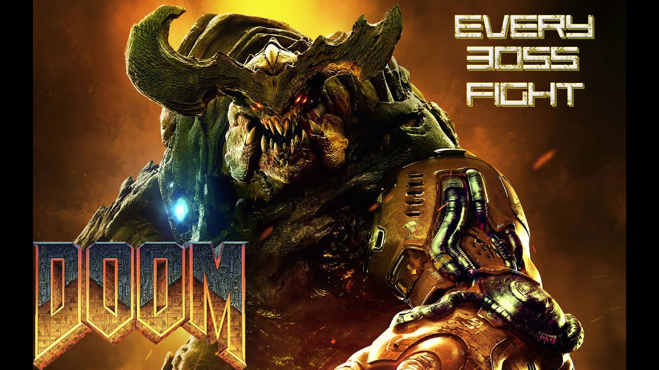 Doom 4 All Boss Fights [1080p]