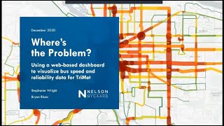 Bus Delay Analysis Tool (BDAT) Demo - NACTO 2020