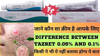 Tazarotane Cream 0.1% Vs 0.05% |Choose The Right Cream | How To Remove Acne Scars | Beauty With Naaz