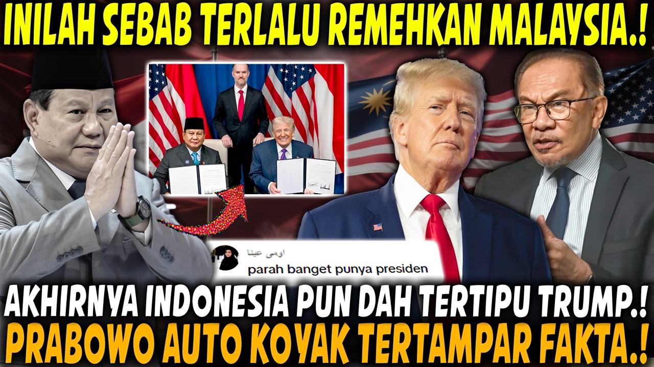 GEMPAR❗❗ INDONESIA Akhirnya Tertipu AMERIKA⁉ Itulah Sebab Menyombongkan Diri Dari MALAYSIA!!