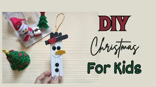 DIY CHRISTMAS ORNAMENT FROM STICK ICE CREAM - HIASAN POHON NATAL / Christmas craft idea #64