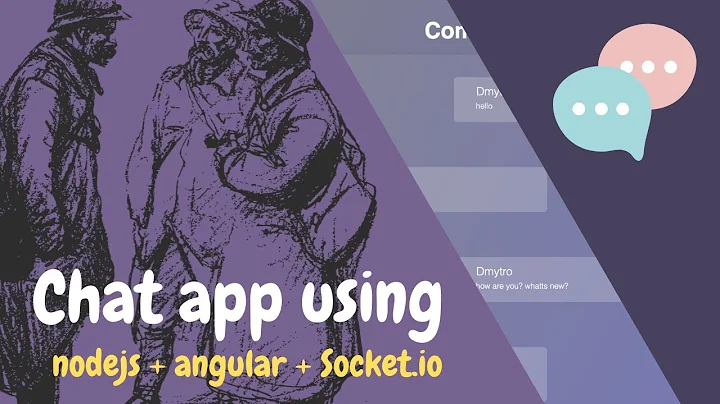 Easy Real time Chat App using Angular, Node and Socket.io