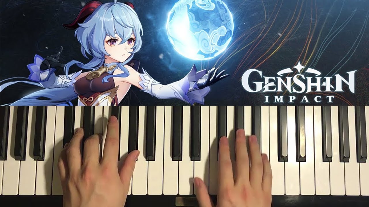Genshin Impact Ganyu's Theme Qilin's Prance (Piano Tutorial Lesson) YouTube
