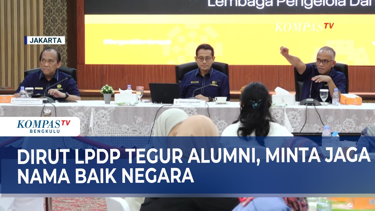 Dirut LPDP Tegur Alumni, Minta Jaga Nama Baik Negara