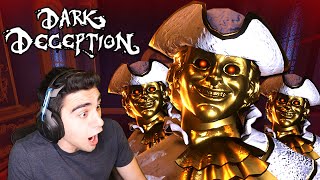 THEY ADDED A GIANT GOLD WATCHER AS A BOSS!!! -  Dark Deception: Enhanced (Part 3)