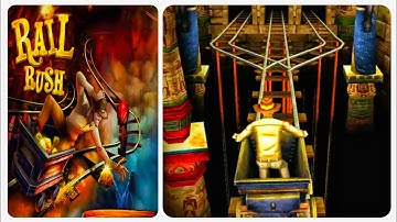 Rail Rush - New Updated Running Gameplay Walkthrough All Levels Part 1 (android, iOS)