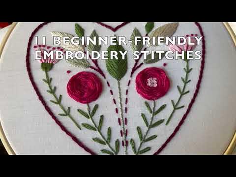 7 Easy Flower Embroidery Tutorials in One – Bella Savoy