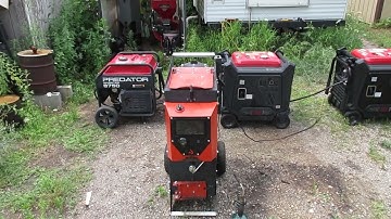Running the Predator 9500 and 8750 in parallel on a single gasifier!!