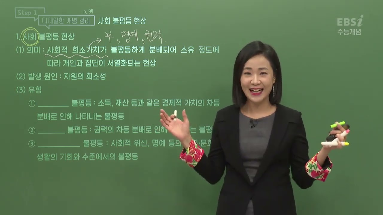 2023 수능개념 김지선의 더 시그니처 사회문화 19강 사회 불평등 현상 1