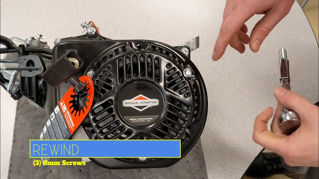 Briggs & Stratton 950 Series Model 13G32 Disassembly YouTube