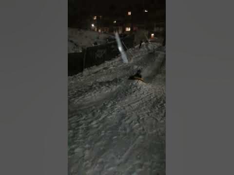 #ухта катание с горки на ватрушке 👍 - YouTube