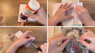 ASMR Simple Tag/Bookmark Making! Extremely RELAXING the Sounds/Tingles are Phenomenal 💤 screenshot 5