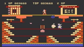 Popeye - Atari 5200 - Cartoon Video Games (Parker Brothers 1983)