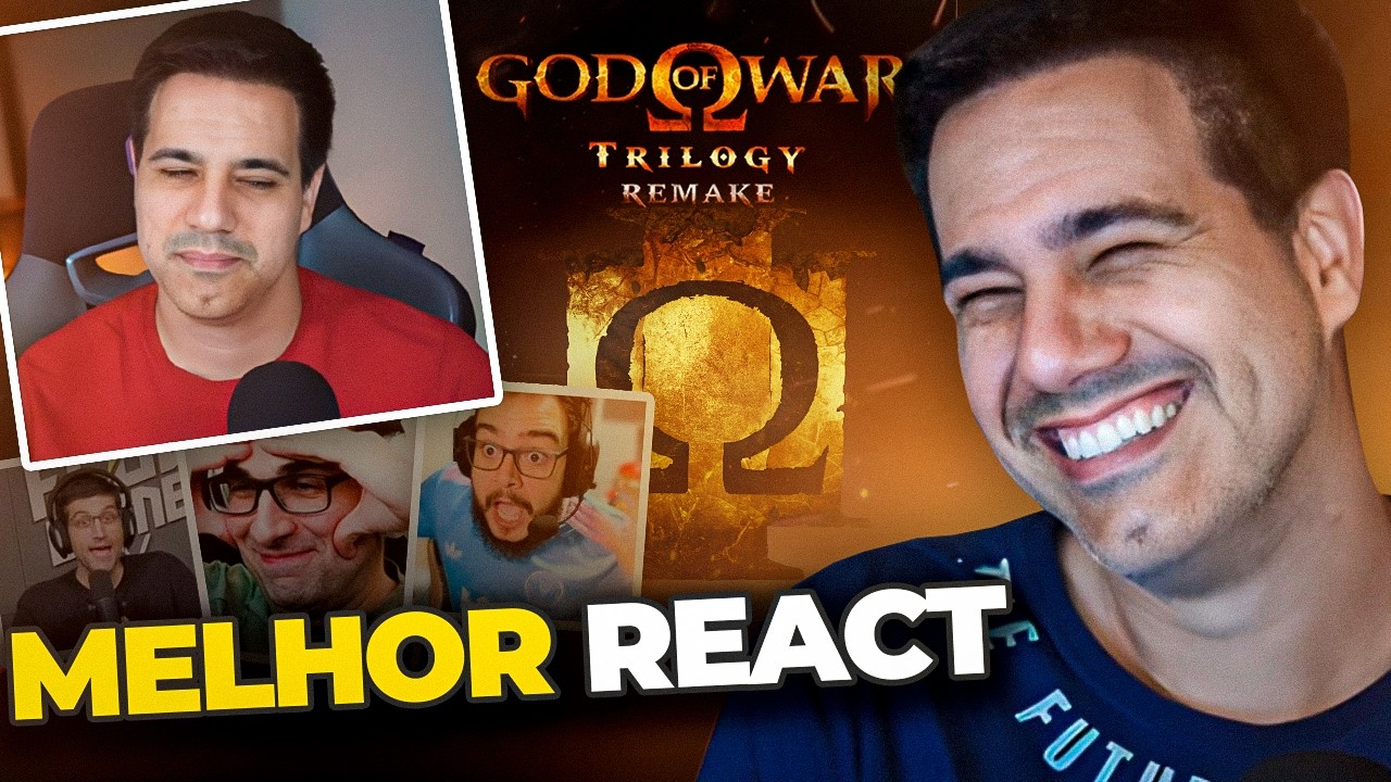 REACT MAIS GENUÍNO de GOD OF WAR REMAKE KKKK