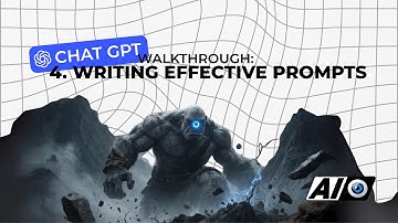 4. ChatGPT Prompting Walkthrough