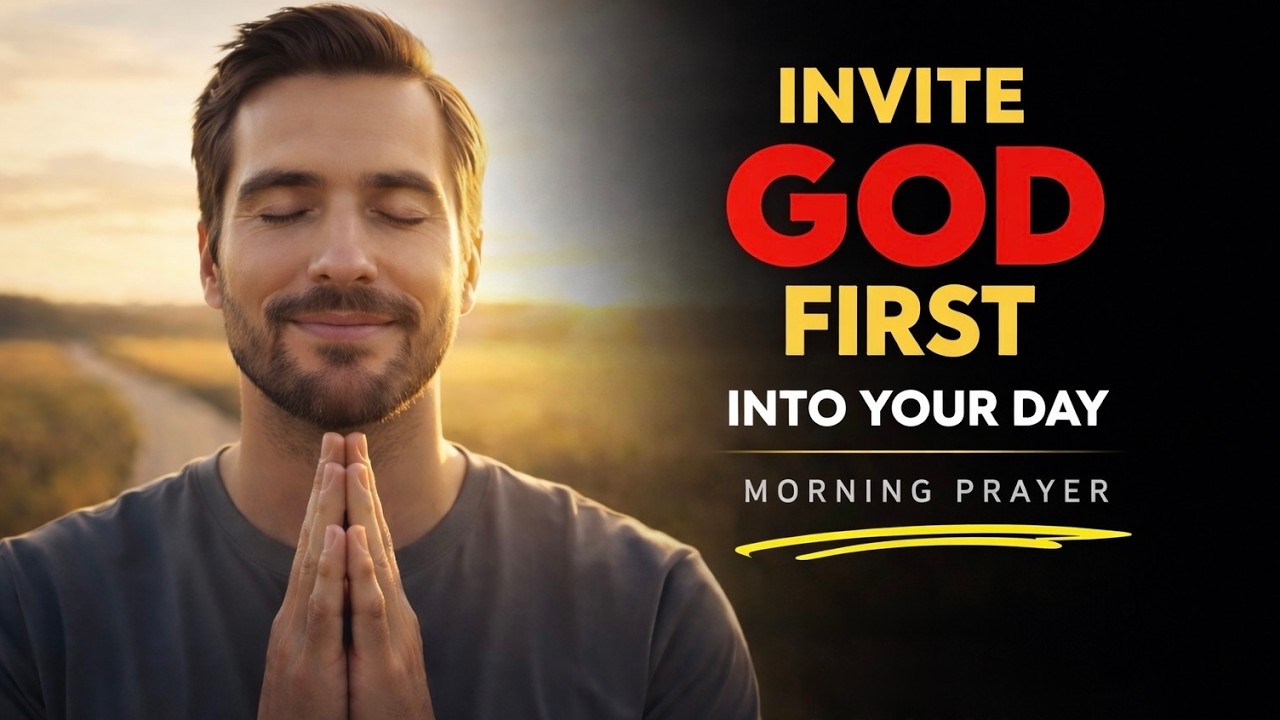 Invite God First Into Your Day | A Calm Morning Prayer - YouTube
