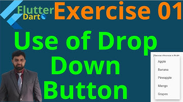 flutter exercise || drop down button in flutter