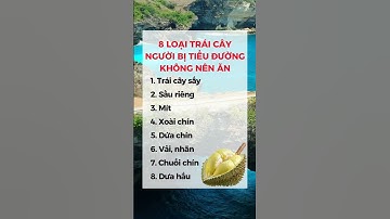 8 Loại Trái Cây Người Bị Tiểu Đường Không Nên Ăn #dsdaiminh #health  #dinhduong #shorts