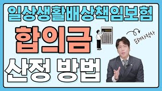 일상생활배상책임보험! 합의금 산정방법~ (12회)