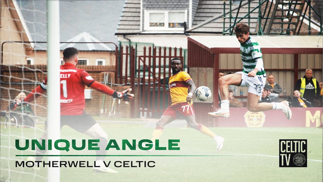 Celtic TVs Unique Angle Motherwell 1-2 Celtic Palma and ORiley on target for Hoops!