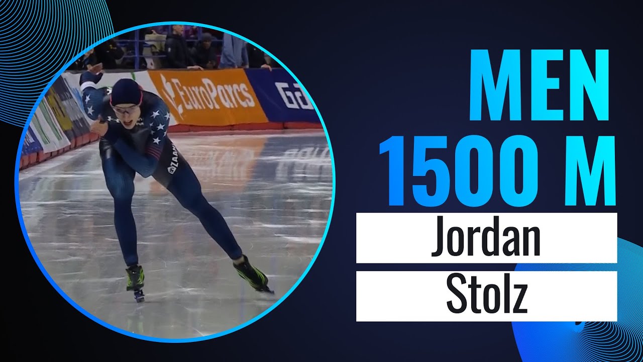 Jordan STOLZ (USA) | Gold | 1500m Men | Calgary 2024 | #SpeedSkating ...