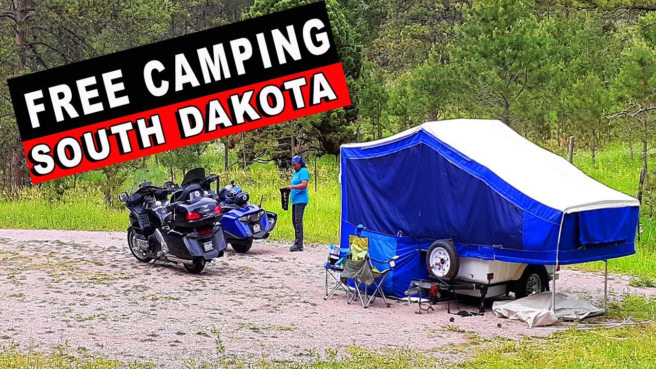 Free camping, West Custer Township South Dakota Bicycle Sculpture