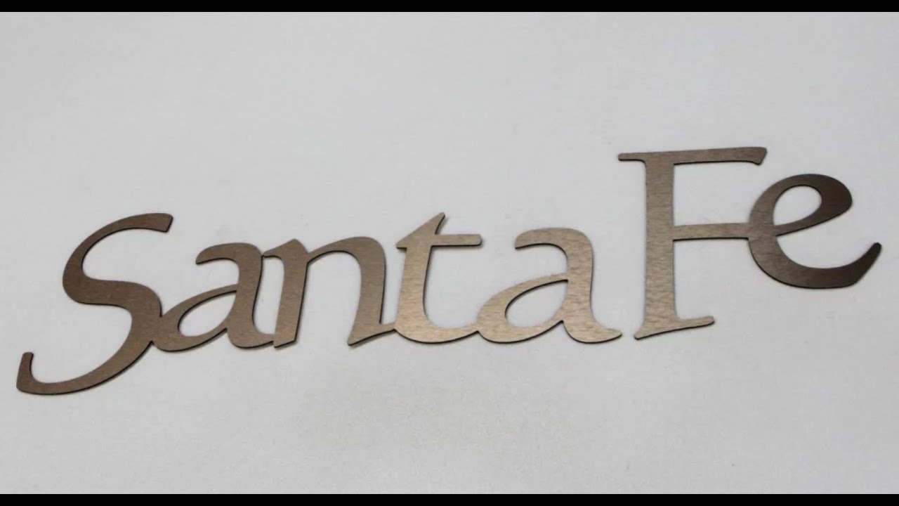 Brush Copper Aluminium Composite Panel Letters