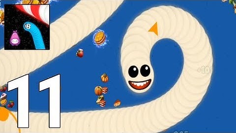 Worms Zone .io Gameplay Walkthrough Part 11 - Reach a Weight of 3,800,000+ [iOS/Android Games]