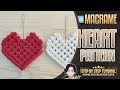 MACRAME | DIY HEART Tutorial | Easy Heart Ornaments