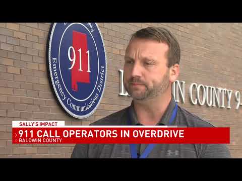Baldwin County 911 fielding Hurricane Sally calls - NBC 15 WPMI
