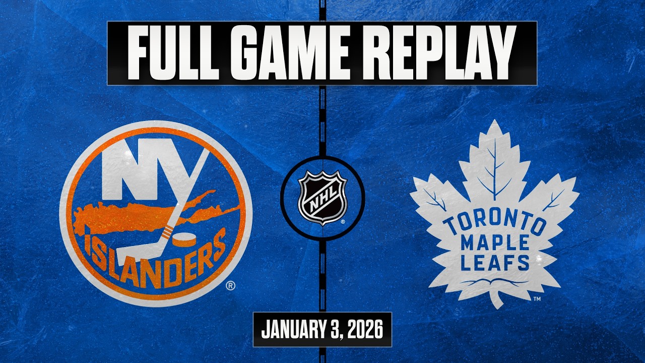 FULL GAME REPLAY: Schaefer Leads OT Comeback | Maple Leafs vs. Islanders | January 3, 2026