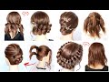 4 EASY UPDO Tutorials FOR SHORT HAIR | How to style your hair | Hair for the Holidays| DIY Tutorials