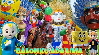 ONDEL ONDEL DAN BADUT LUCU - BALONKU ADA LIMA   LIRIK | ONDEL ONDEL BETAWI - BADUT