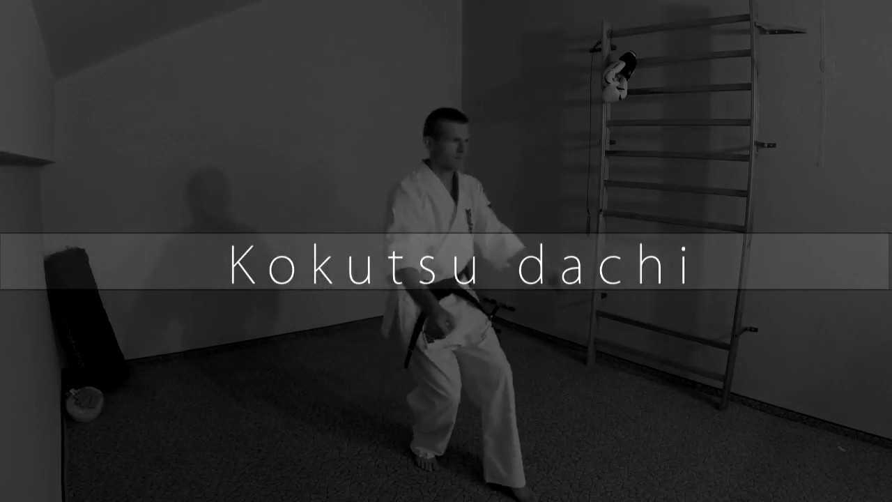 Kokutsu Dachi Kyokushin Blue Belt 8th kyu stance YouTube