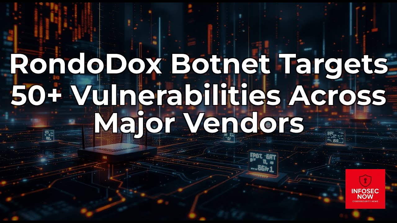 RondoDox Botnet: Exploiting 50+ Vulnerabilities Across 30+ Vendors