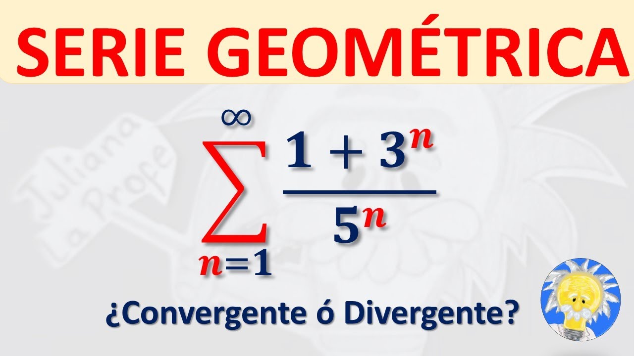 ∑ 👩‍🏫 SERIE GEOMÉTRICA | Cómo saber si es CONVERGENTE ó DIVERGENTE