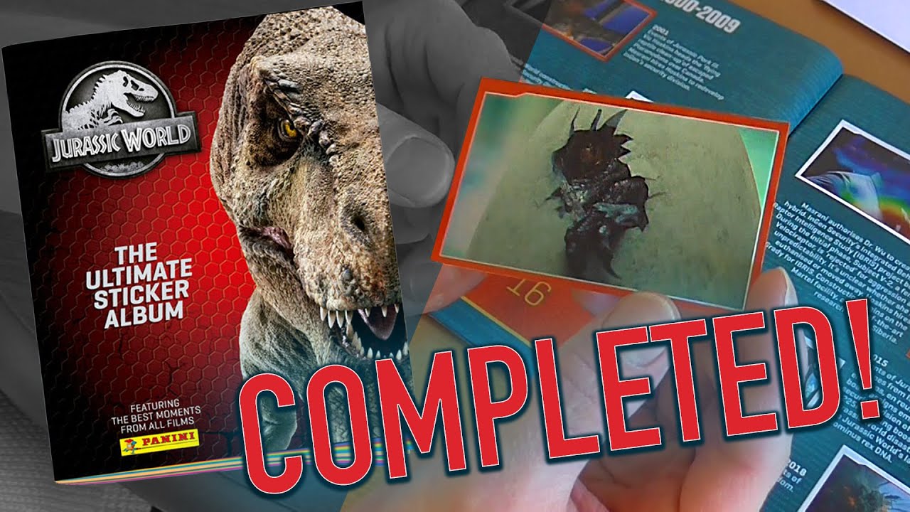 COMPLETING the Panini Jurassic World Ultimate Sticker album