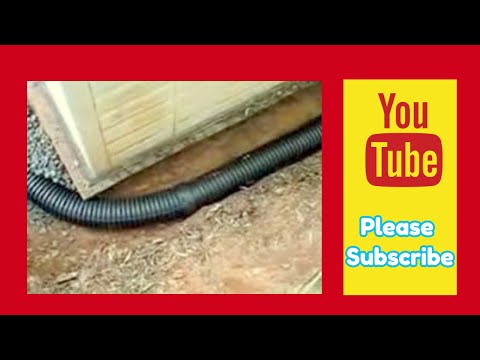 DIY! Simple (but effective) Drainage Ditch I built. - YouTube