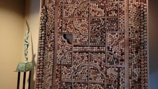 Wine Cork Projects! How to use your wine cork collection to create an accent wall!