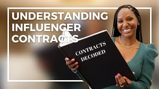 How To Understand Influencer Contracts | Make More Money As A Content Creator