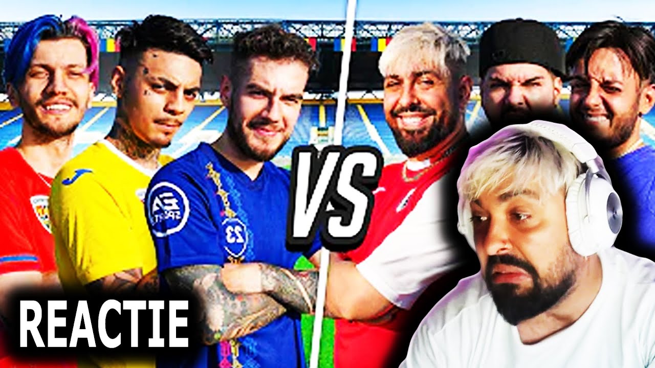 IMOGEN REACTIONEAZA LA FOOTBALL CHALLENGE - Theo Zeciu, AlbertNbn, Bvcovia Vs imoGen, Highman, Johny