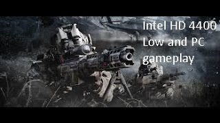 ArmA 3:Intel HD 4400/i3 1.70GHz(4005u)/4gb ram.
