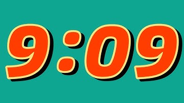 9 Minute and 9 Second Countdown Timer ⏰ | Bright green screen and huge numbers