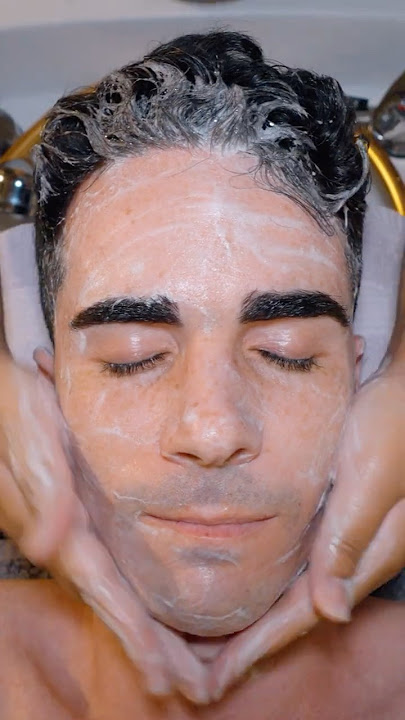 ASMR: Relaxing Headspa Water Massage for Deep Sleep #shorts