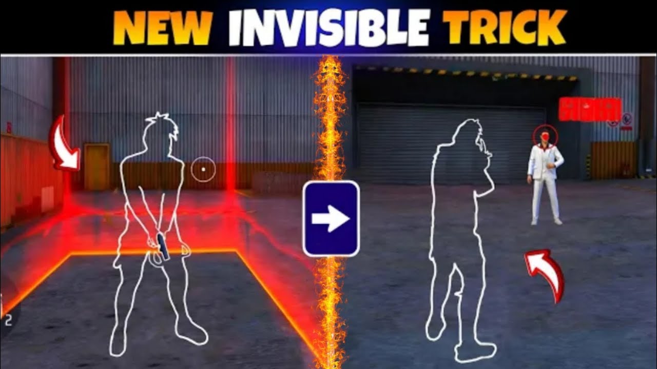 Invisible Tricks .....? How To Invisible In Free Fire || - YouTube