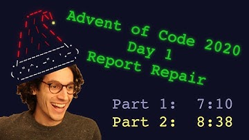 Advent of Code 2020 Day 1: (7:10/8:38, 340/573)