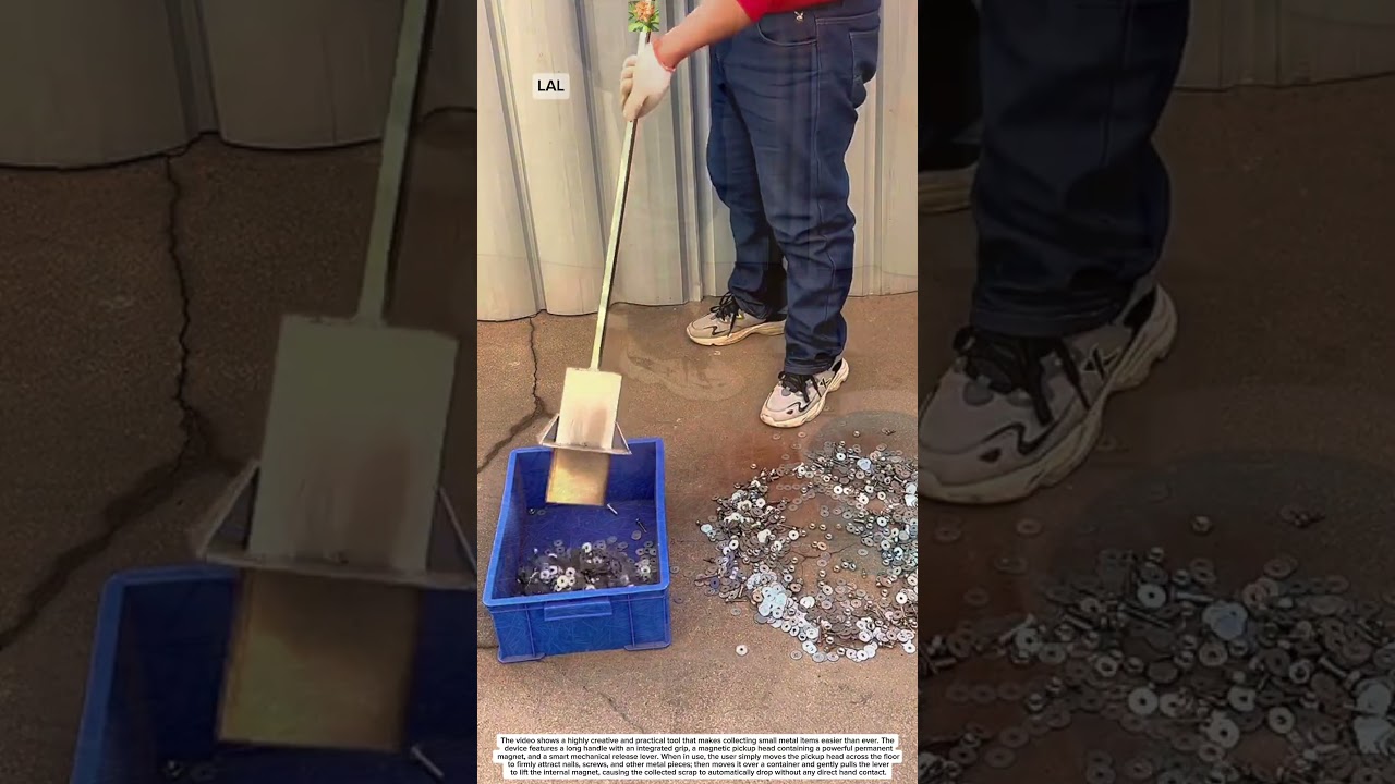 Convenient metal collecting tool