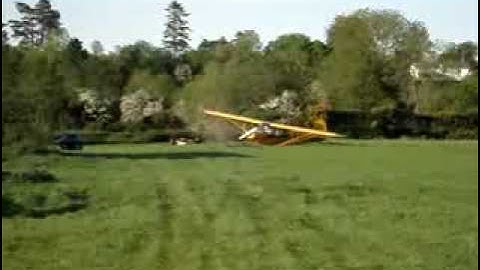 Piper cub crash