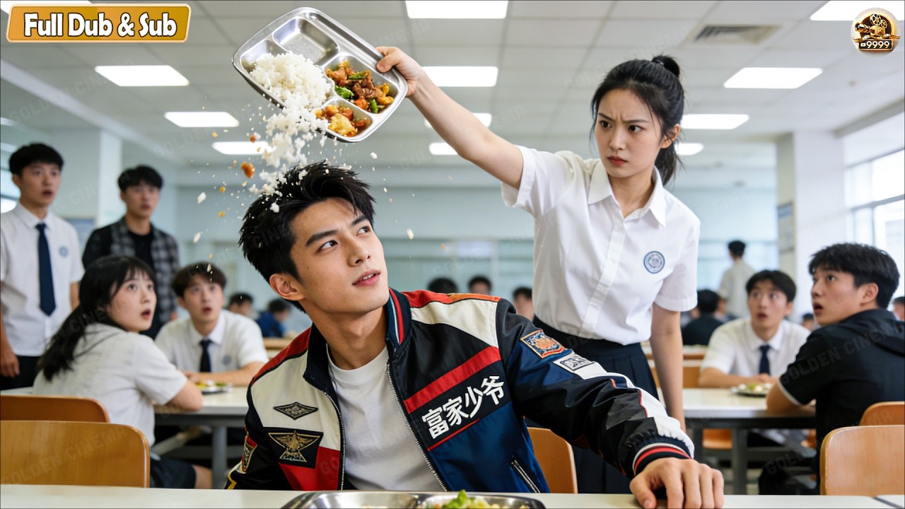 Poor Schoolgirl Teased By Rich Heir, Turns Out She Is Gang Leader Who Takes Revenge In Cafeteria
